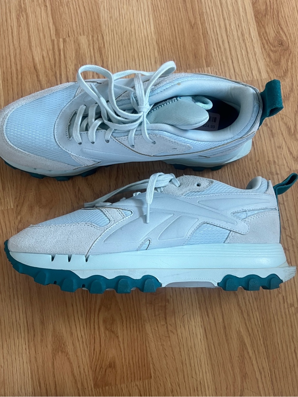 Cardi B x Reebok Whisper Blue/ Seaport Teal Sneakers size 10